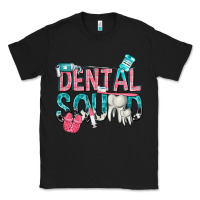 Black dental squad with cowhide Classic Tee - texasbilliewilder