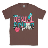 Chestnut dental squad with cowhide Classic Tee - texasbilliewilder