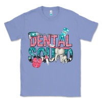 Colony Blue dental squad with cowhide Classic Tee - texasbilliewilder