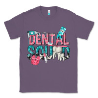 Lavender dental squad with cowhide Classic Tee - texasbilliewilder