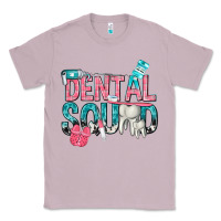 Lilac dental squad with cowhide Classic Tee - texasbilliewilder