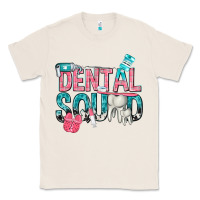 Natural dental squad with cowhide Classic Tee - texasbilliewilder