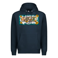Navy western love nurse license plate template Premium Hoodie - BarkalooDesign