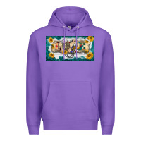 Purple western love nurse license plate template Premium Hoodie - BarkalooDesign