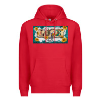 Red western love nurse license plate template Premium Hoodie - BarkalooDesign