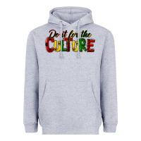 Heather Grey do it for the culture juneteenth Heavyweight Hoodie - HRA Design Shop