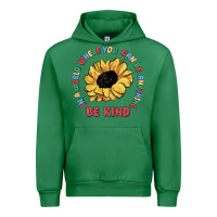 Emerald in a world where you can be anything be kind Urban Hoodie - MaliasSmallBusiness