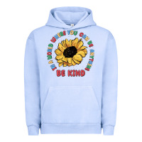 Pigment Grape Ice in a world where you can be anything be kind Urban Hoodie - MaliasSmallBusiness