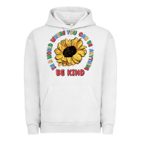 Pigment Lunar Rock in a world where you can be anything be kind Urban Hoodie - MaliasSmallBusiness