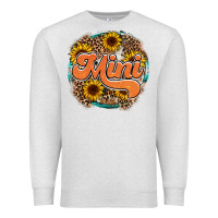 Oatmeal Heather mini western Premium Sweatshirt - RacoonDesign