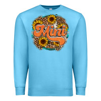 Ocean Blue mini western Premium Sweatshirt - RacoonDesign