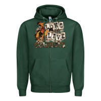 Sports Green long live cowboys Zipper Hoodie - Zillion Design Studio