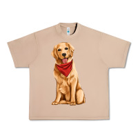Burro golden retriever Urban Heavy Tee - Artiststas