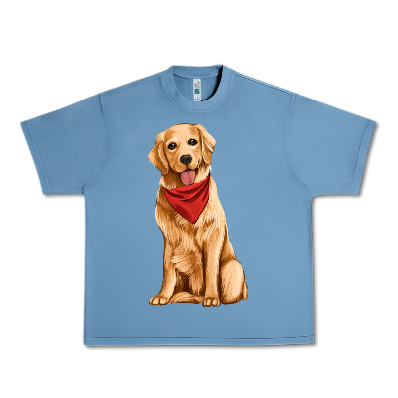 Golden Retriever Urban Heavy Tee by Artiststas | Teevron