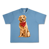Pebble Blue golden retriever Urban Heavy Tee - Artiststas