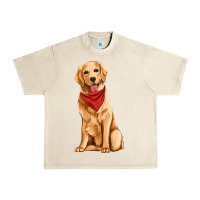 Sandshell golden retriever Urban Heavy Tee - Artiststas