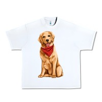 White golden retriever Urban Heavy Tee - Artiststas
