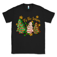 Black 'tis the season christmas cake Classic Tee - Zillion Design Studio