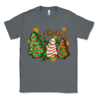 Charcoal Heather 'tis the season christmas cake Classic Tee - Zillion Design Studio