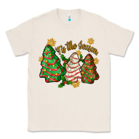 Natural 'tis the season christmas cake Classic Tee - Zillion Design Studio