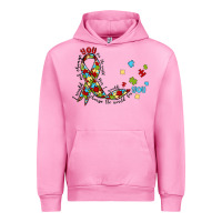 Fuchsia Pink autism awareness Urban Hoodie - MaliasSmallBusiness
