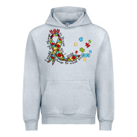 Heather Grey autism awareness Urban Hoodie - MaliasSmallBusiness