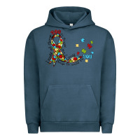 Pigment Midnight Navy autism awareness Urban Hoodie - MaliasSmallBusiness