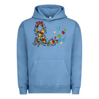 Pigment Pebble Blue autism awareness Urban Hoodie - MaliasSmallBusiness