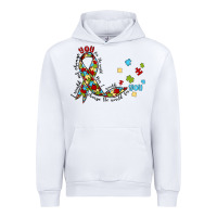 White autism awareness Urban Hoodie - MaliasSmallBusiness