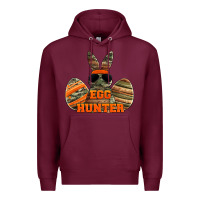 Burgundy easter egg hunter boys Premium Hoodie - Jasminsmagicworld