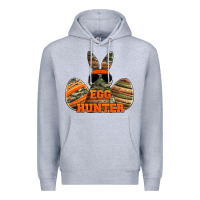 Heather Grey easter egg hunter boys Premium Hoodie - Jasminsmagicworld