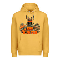 Mustard easter egg hunter boys Premium Hoodie - Jasminsmagicworld