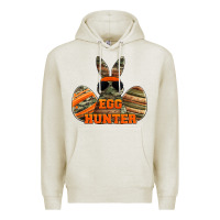 Oatmeal Heather easter egg hunter boys Premium Hoodie - Jasminsmagicworld