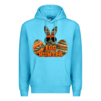 Ocean Blue easter egg hunter boys Premium Hoodie - Jasminsmagicworld