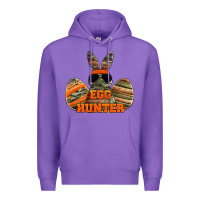 Purple easter egg hunter boys Premium Hoodie - Jasminsmagicworld