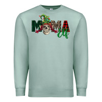 Seafoam Mama elf skull Premium Sweatshirt - FaDigitalArtStudio