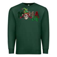 Sports Green Mama elf skull Premium Sweatshirt - FaDigitalArtStudio