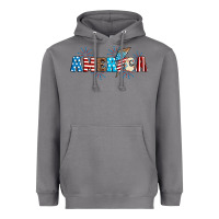 Storm Lightning bolt with America Heavyweight Hoodie - Neo Western