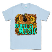 Dusty Blue country music western Classic Tee - texasbilliewilder
