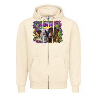 Sandshell Mardi Gras Heifers Zipper Hoodie - RanaPortraitStore