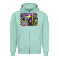 Seafoam Mardi Gras Heifers Zipper Hoodie - RanaPortraitStore