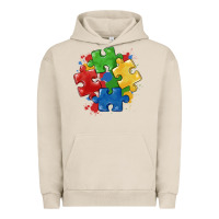 Pigment French Oak autism puzzles Urban Hoodie - MaliasSmallBusiness