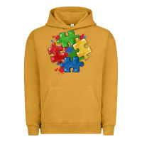Pigment Peanut Butter autism puzzles Urban Hoodie - MaliasSmallBusiness