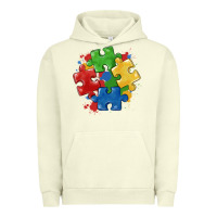 Pigment Pistachio autism puzzles Urban Hoodie - MaliasSmallBusiness