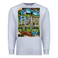 Heather Grey dad man myth legend air freshener Premium Sweatshirt - HRA Design Shop