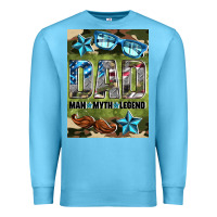Ocean Blue dad man myth legend air freshener Premium Sweatshirt - HRA Design Shop