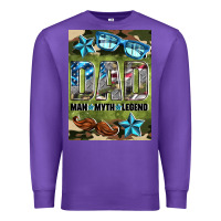 Purple dad man myth legend air freshener Premium Sweatshirt - HRA Design Shop