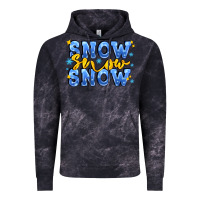 Cloud Black snow snow snow with sparkle Vintage Hoodie - AdoDesignShop