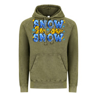Vintage Olive snow snow snow with sparkle Vintage Hoodie - AdoDesignShop