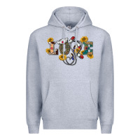 Heather Grey western love nurse Premium Hoodie - BarkalooDesign